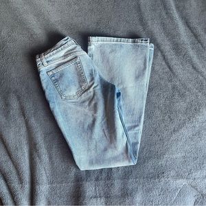 Brandy Melville Quinn Light wash Flare Denim Jeans